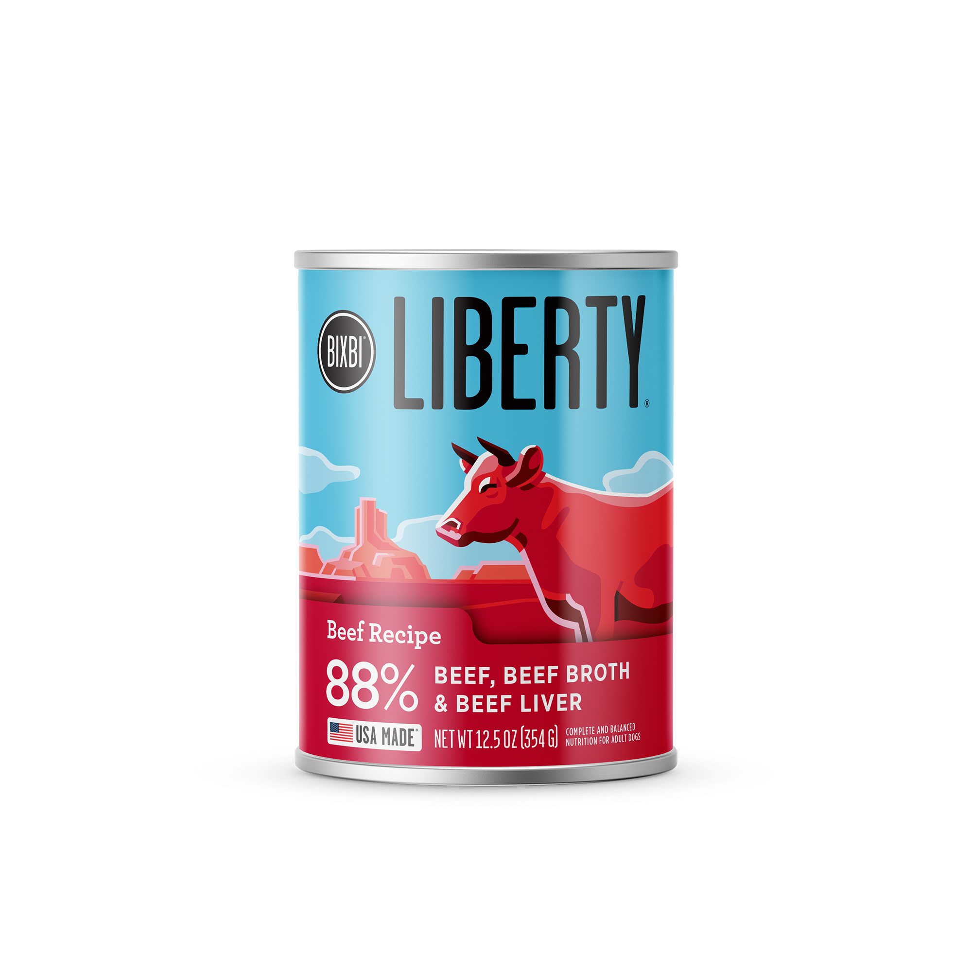 Liberty® Wet Food for Dogs - Beef Paté Recipe • BIXBI