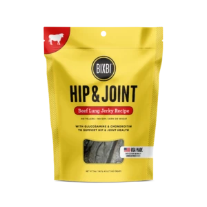 BIXBI® Hip & Joint Jerky Treats for Dogs - Beef Lung Recipe