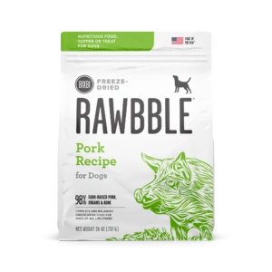 Rawbble® Freeze-Dried Food for Dogs - Pork Recipe