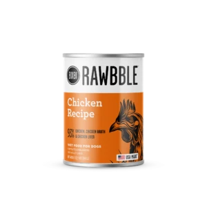 Rawbble® Wet Food for Dogs - Chicken Paté Recipe