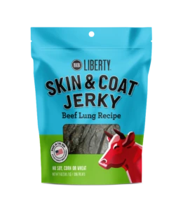 Liberty® Skin & Coat Jerky Treats for Dogs - Beef Lung Recipe