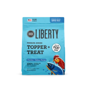 Liberty® Freeze-Dried Topper + Treat for Dogs - Chicken & Salmon Recipe
